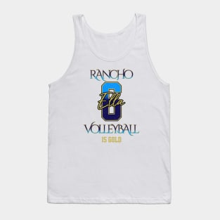 Ella #6 Rancho VB (15 Gold) - White Tank Top